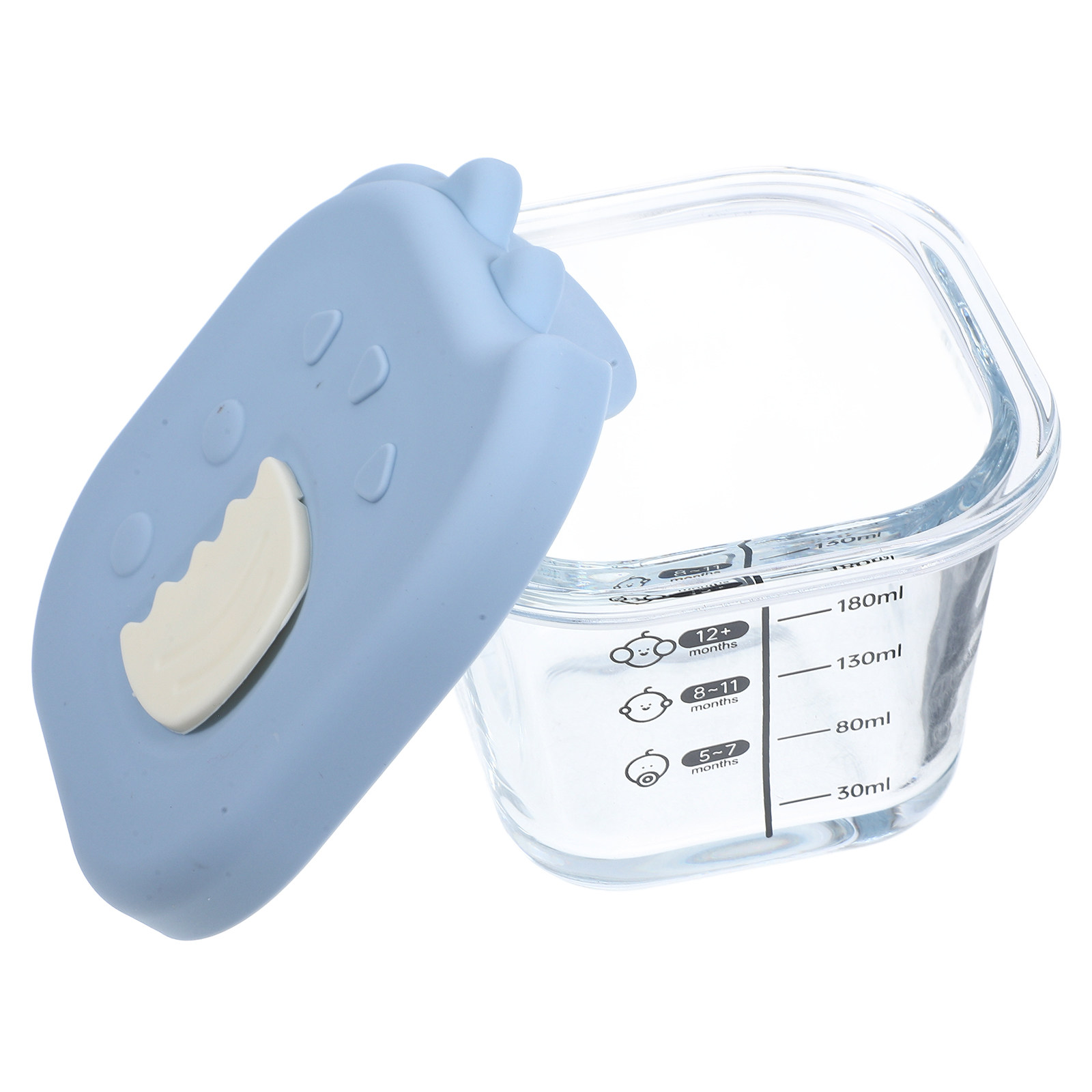Baby Food Glass - Glass Baby Food Bowl with Lid