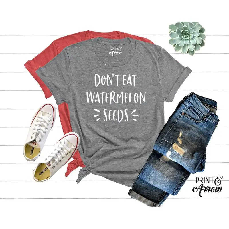 Baby Food Eating - Don't Eat Watermelon Seeds T Shirt
