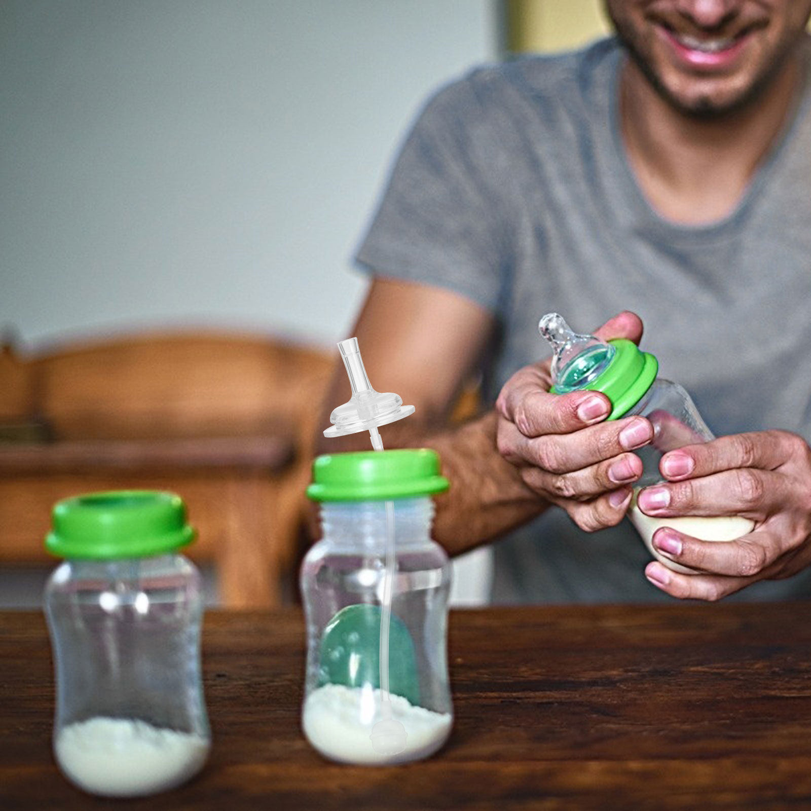 Baby Food Glass - 4Pcs Premium Food Grade Silicone Baby
