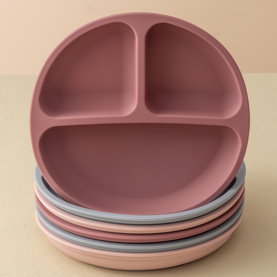 Silicone Suction Bowl - 1PCS Baby Sucker Silicone Dining Plate