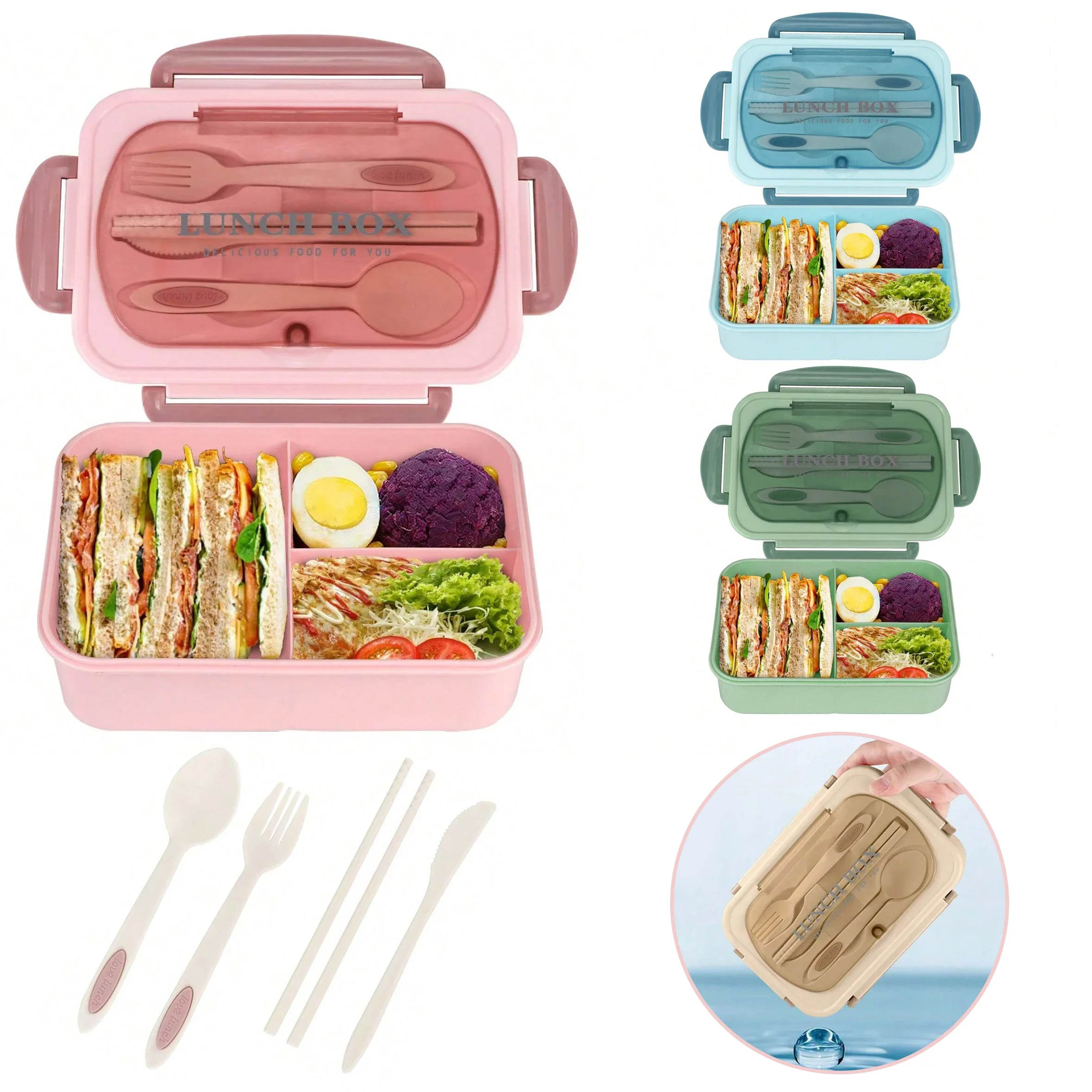 Baby Food Thermos - Bento Box Adult Lunch Box, Containers