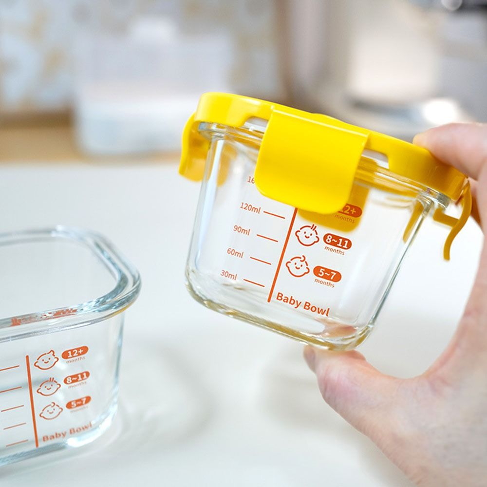Baby Food Glass - 170ml Baby Food Storage Jar Glass