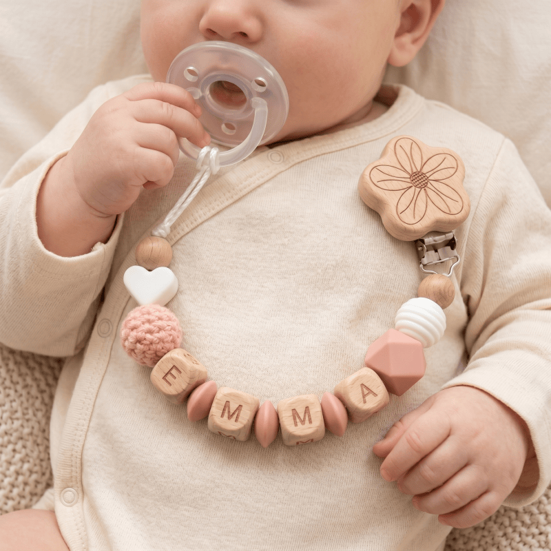 Baby Food Name - 2026 Personalized Baby Pacifier Clip Custom