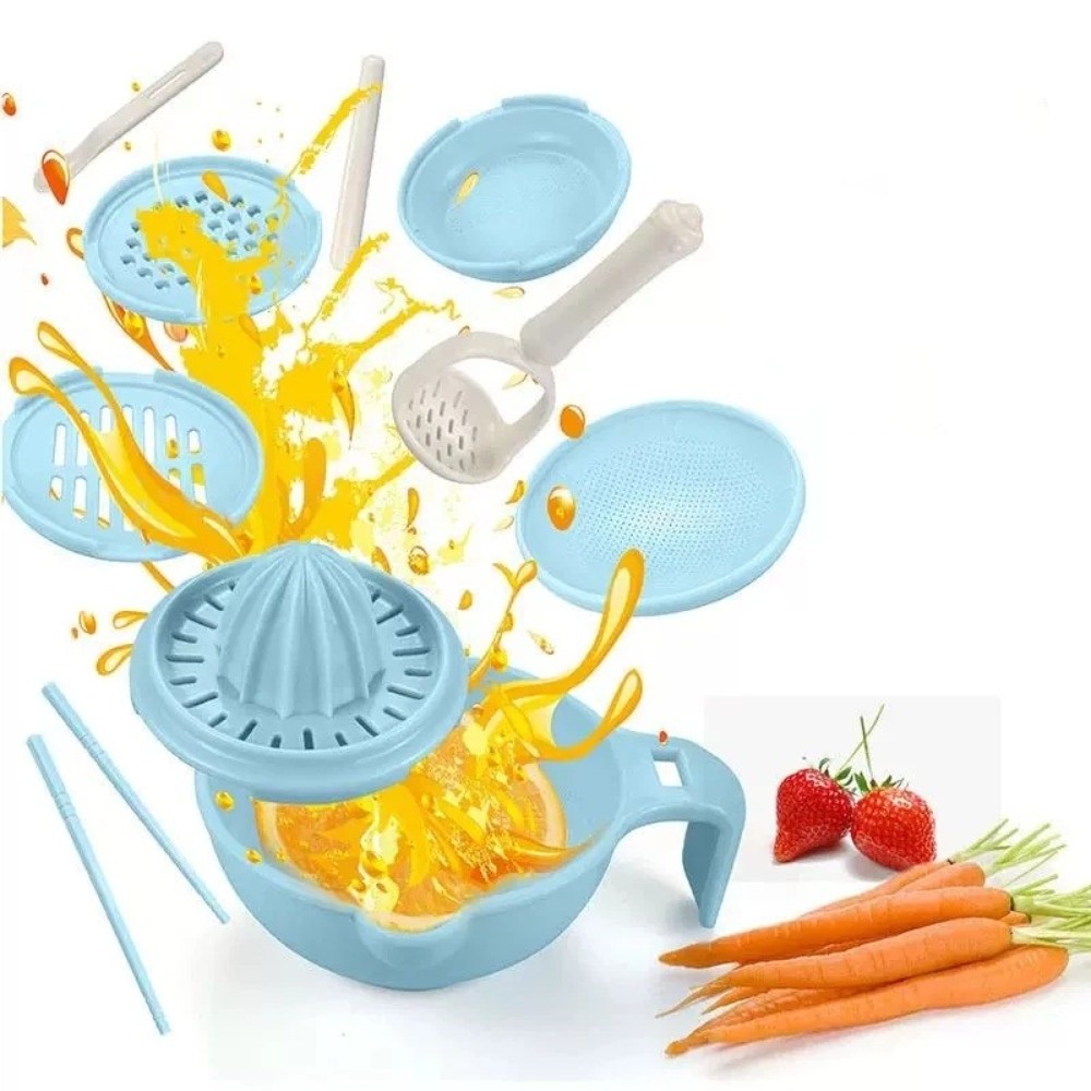 Baby Food Grater - Solid color Baby Food Grinding Bowl