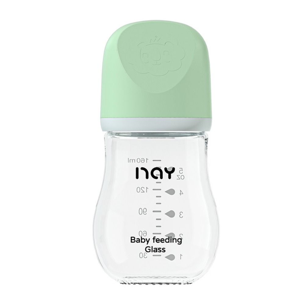 Baby Food Glass - Glass Baby Bottle Anti-flatulence Anti Choking
