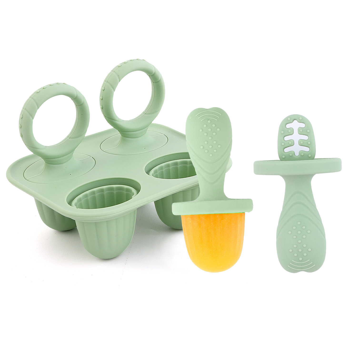 Baby Silicone Mold Set,Teethin - Baby Food Zubereiter recension och pris