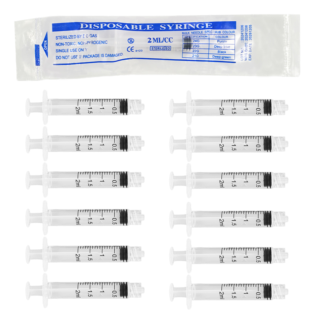 2ml Luer Lock Syringe 100pcs,  - Baby Food Allergy Rash recension och pris