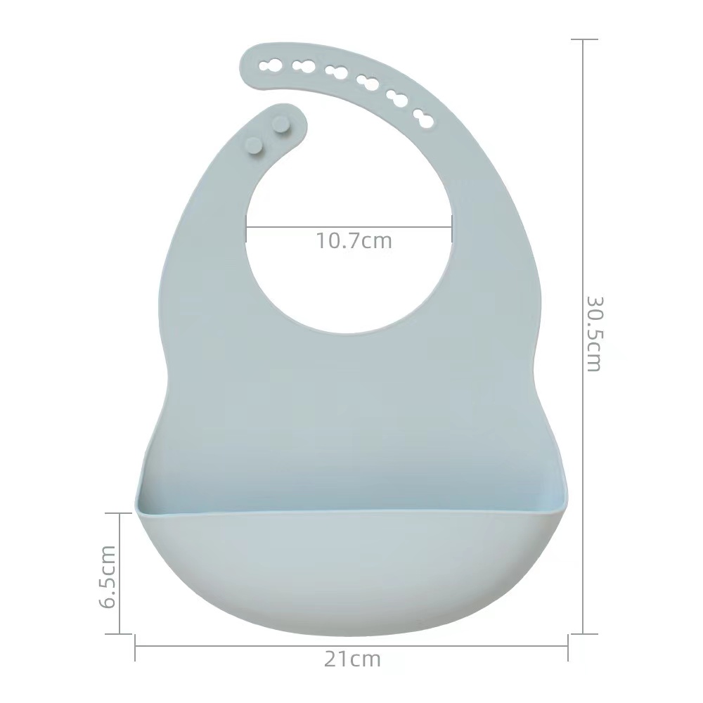 Baby Silicone Tray Bib Waterpr - Baby Food Eating recension och pris