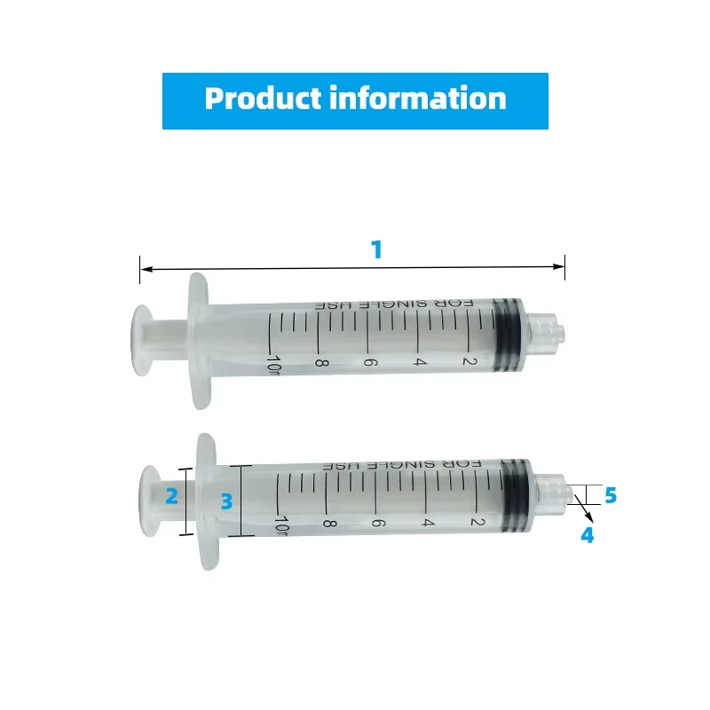 10ml Luer Lock Plastic Syringe - Baby Food Allergy Rash recension och pris