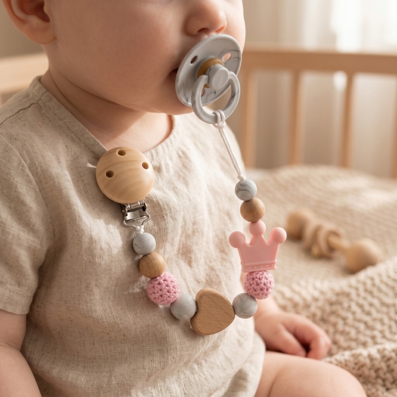 Personalized Baby Pacifier Cli - Baby Food Name recension och pris
