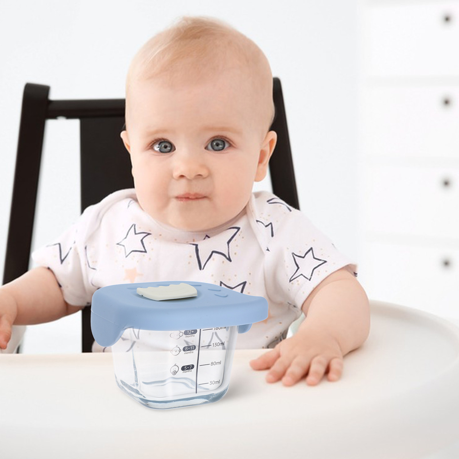 Glass Baby Food Bowl with Lid  - Baby Food Glass recension och pris