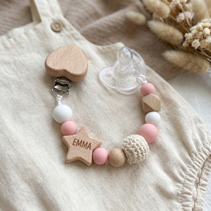 Personalized Baby Pacifier Cli - Baby Food Name recension och pris