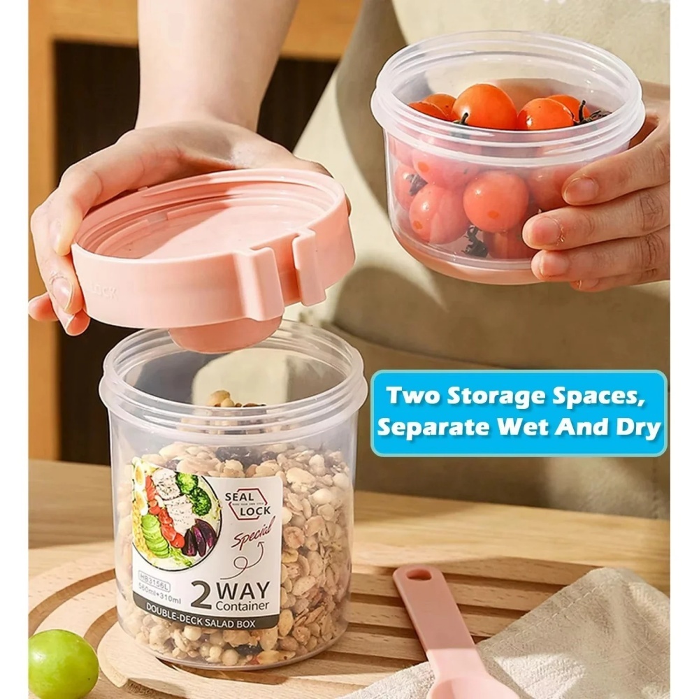 Portable Salad Cup Breakfast C - Baby Food Thermos recension och pris