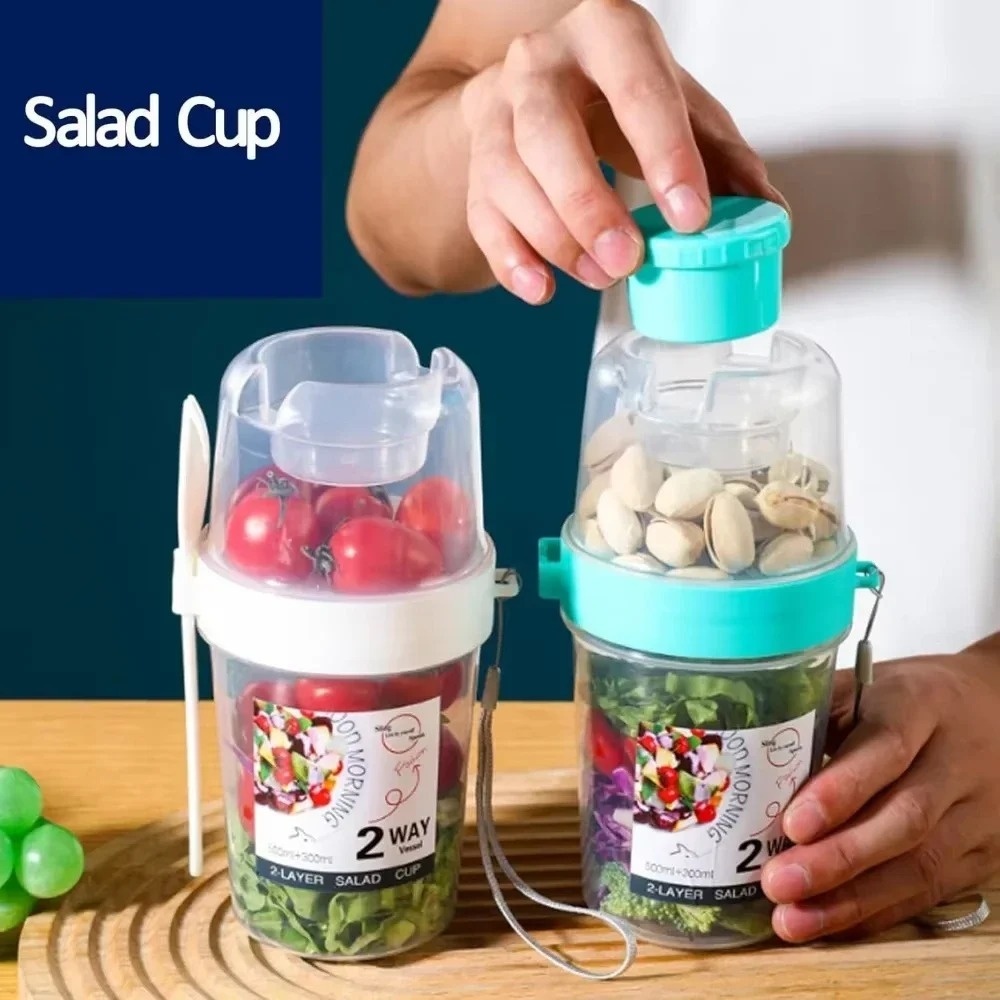 Portable Salad Cup Breakfast C - Baby Food Thermos recension och pris