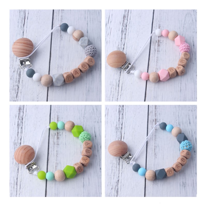 New Baby Pacifier Clips Person - Baby Food Name recension och pris