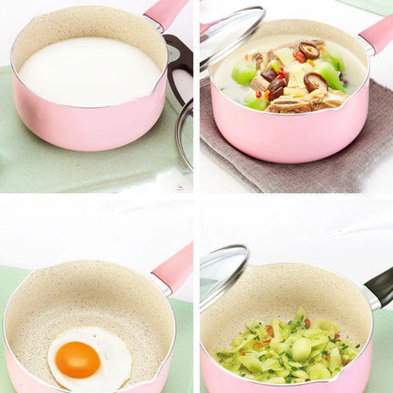Milk Pot Non-stick Pot Soup Ba - Baby Food Glass recension och pris