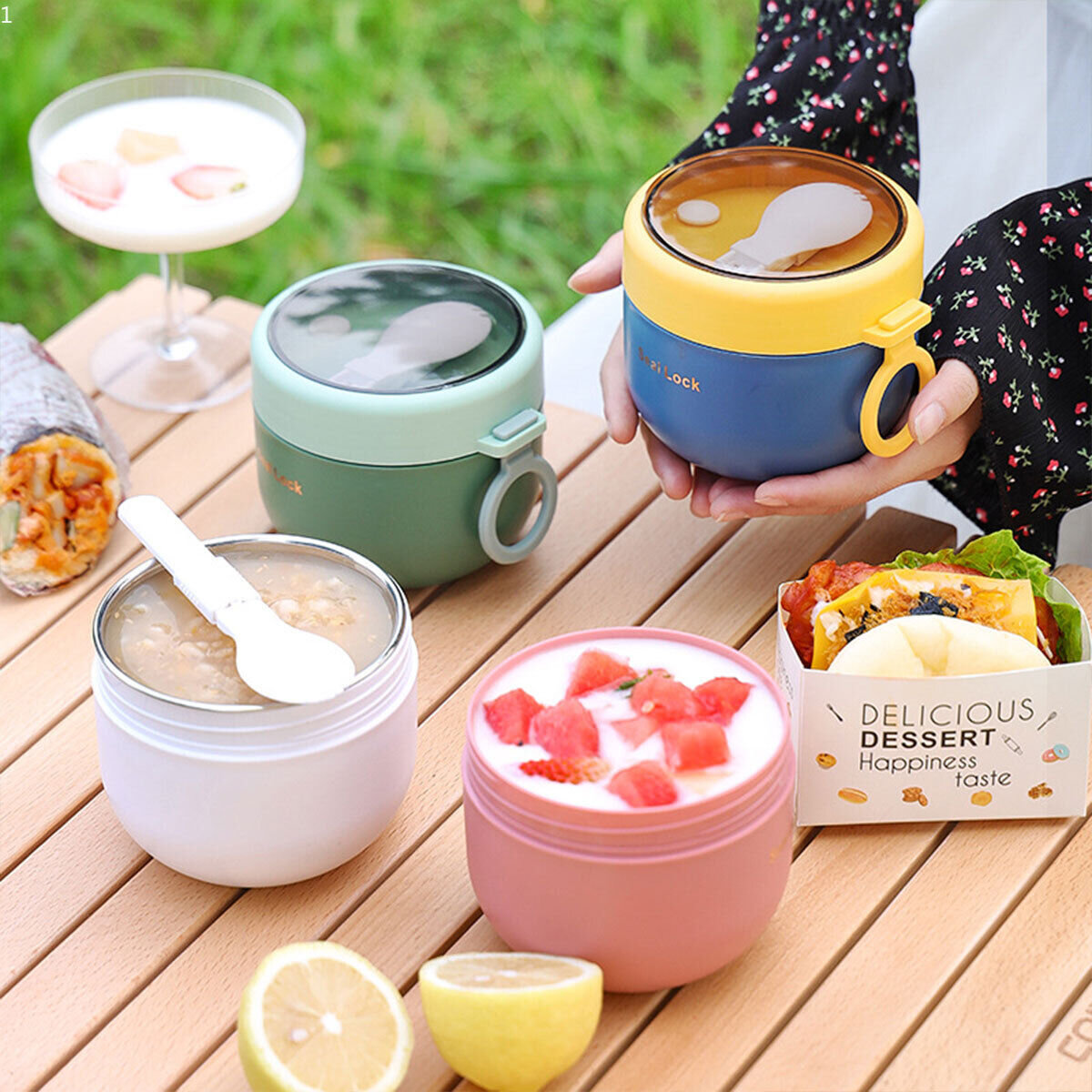 600ML Stainless Steel Lunch Bo - Baby Food Thermos recension och pris