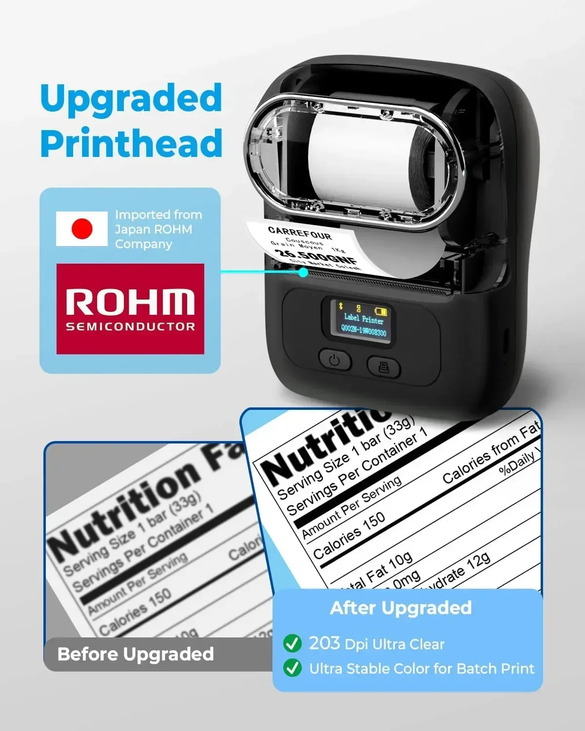 Phomemo M110 Mini Portable Pri - Baby Food Label recension och pris