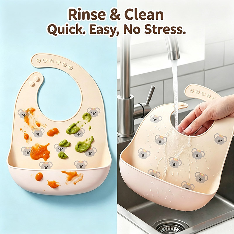 Silicone Baby Feeding Bib Wate - Baby Food Eating recension och pris