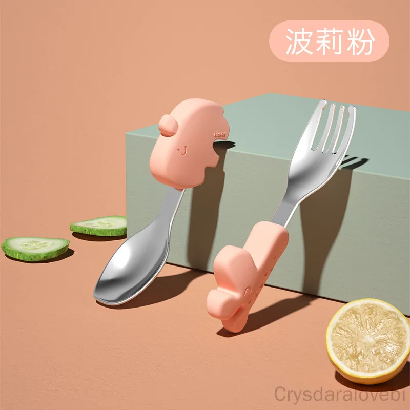 1setElephant Short Fork Spoon  - Baby Food Eating recension och pris