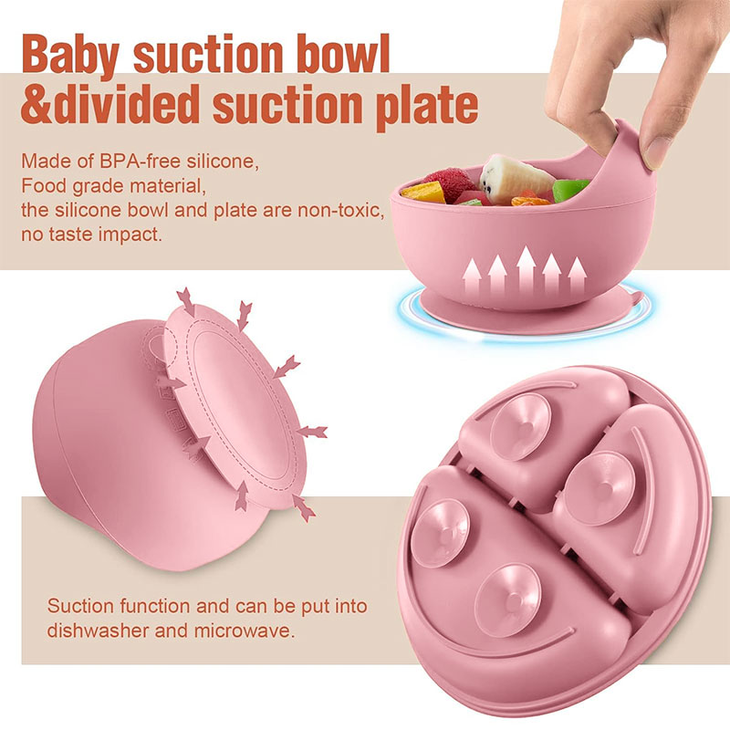 Children's silicone tableware  - Silicone Suction Bowl recension och pris