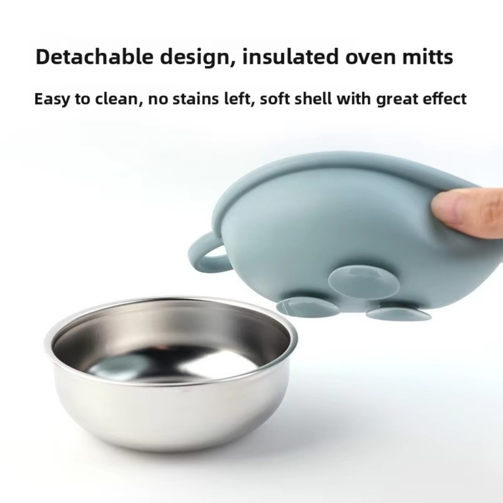 New 304 Stainless Steel Baby F - Silicone Suction Bowl recension och pris