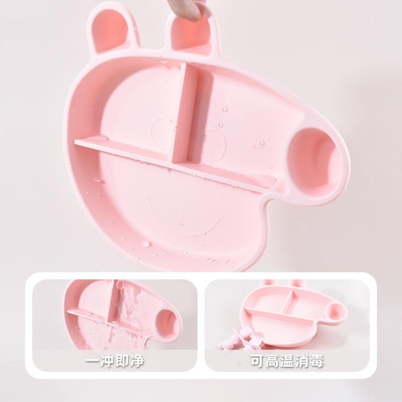BPA freeCartoon Silicone Divid - Plate Suction Toddler recension och pris