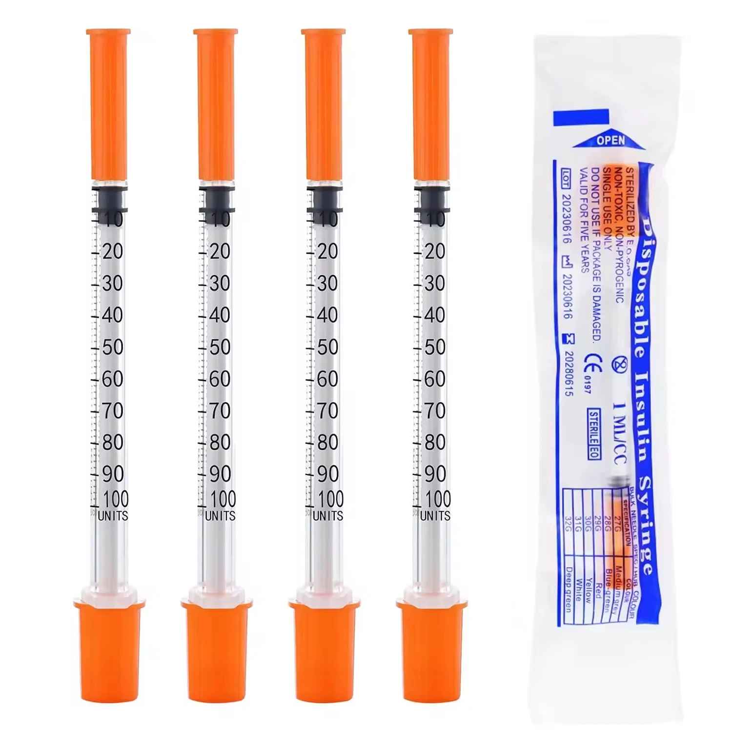 100 Pieces 1ml/0.5mlcc Various - Baby Food Allergy Rash recension och pris