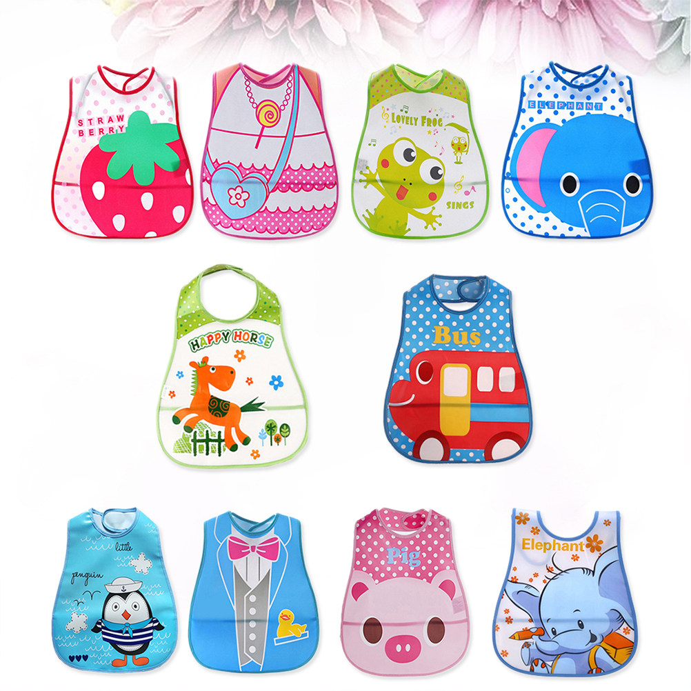 10 Pcs Baby Drool Bibs Food Fe - Baby Food Eating recension och pris