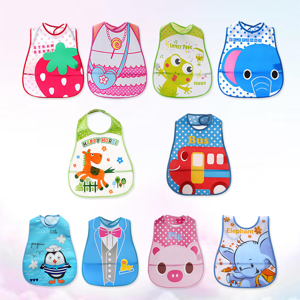 10 Pcs Baby Drool Bibs Food Fe - Baby Food Eating recension och pris