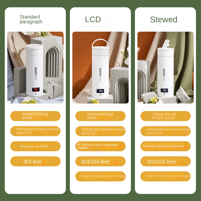 Travel Electric T Kettle Fast  - Baby Food Thermos recension och pris
