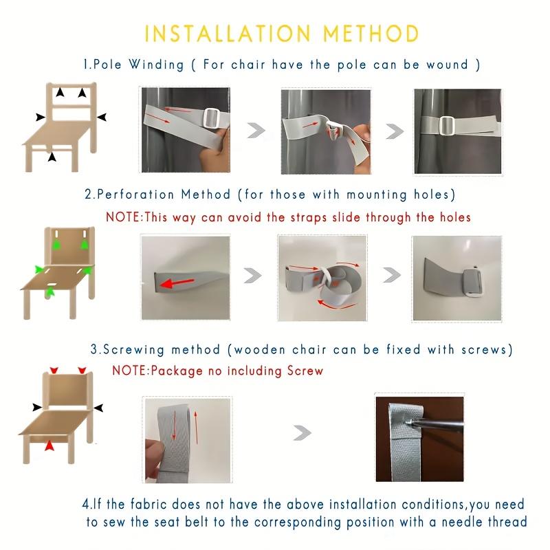Universal Baby Safety Belt 3/5 - Baby Food Chair recension och pris