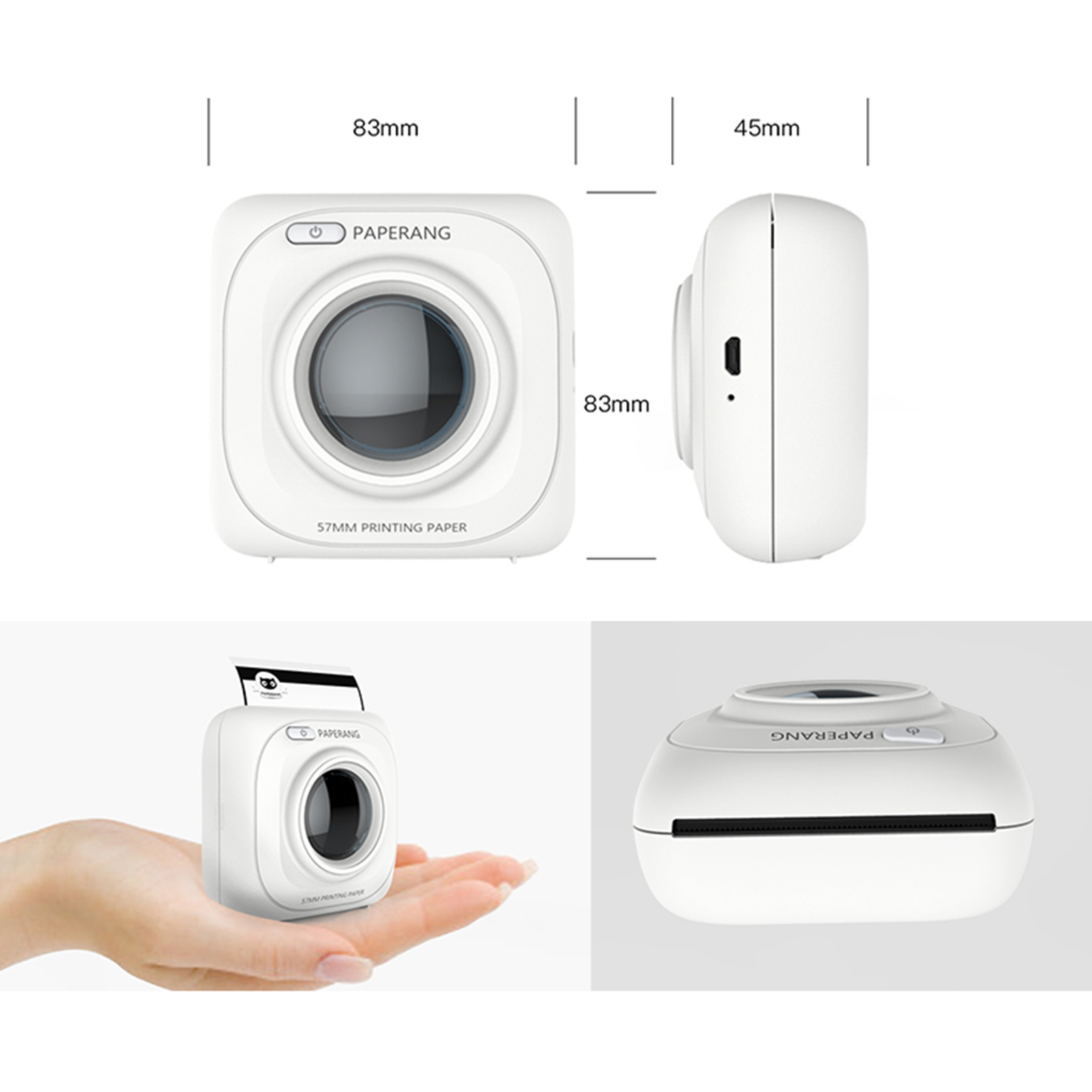 Pocket Printer PAPERANG P1 BT  - Baby Food Label recension och pris