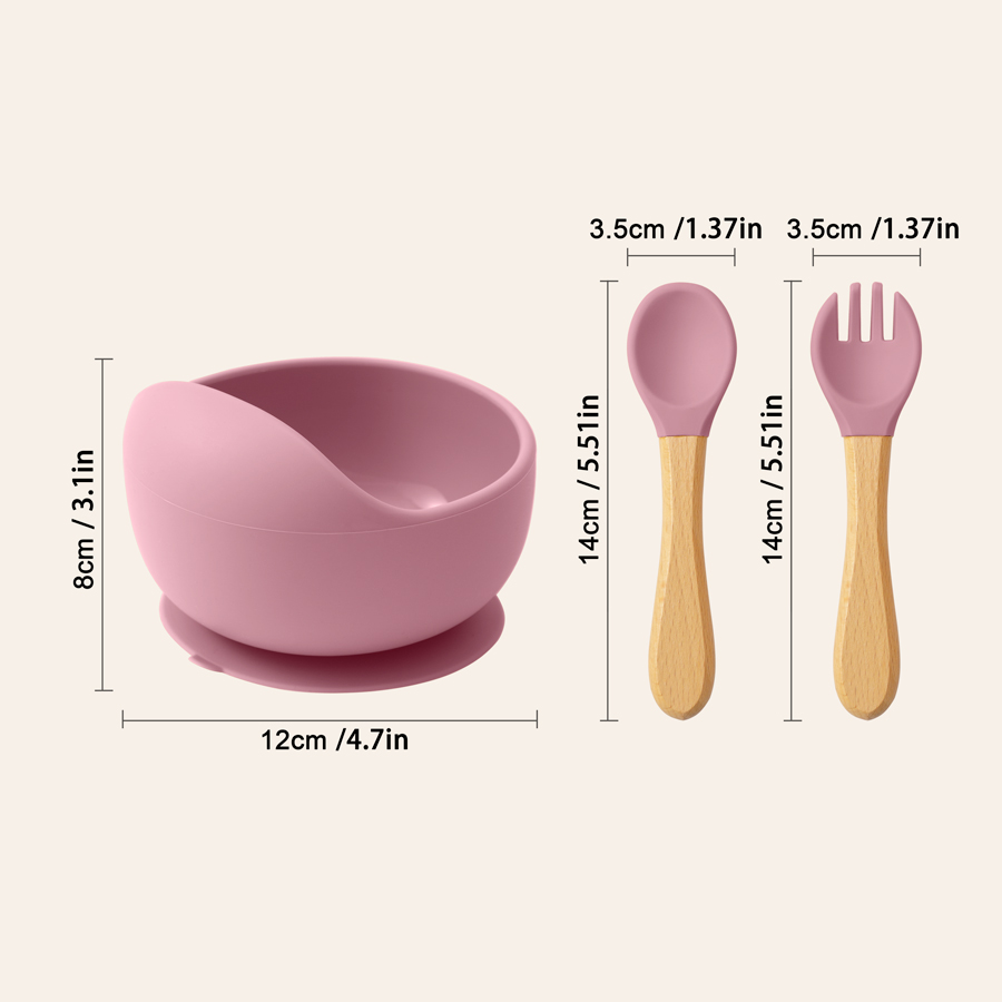 Mamaplan 3PCS Baby Silicone Fe - Plate Suction Toddler recension och pris