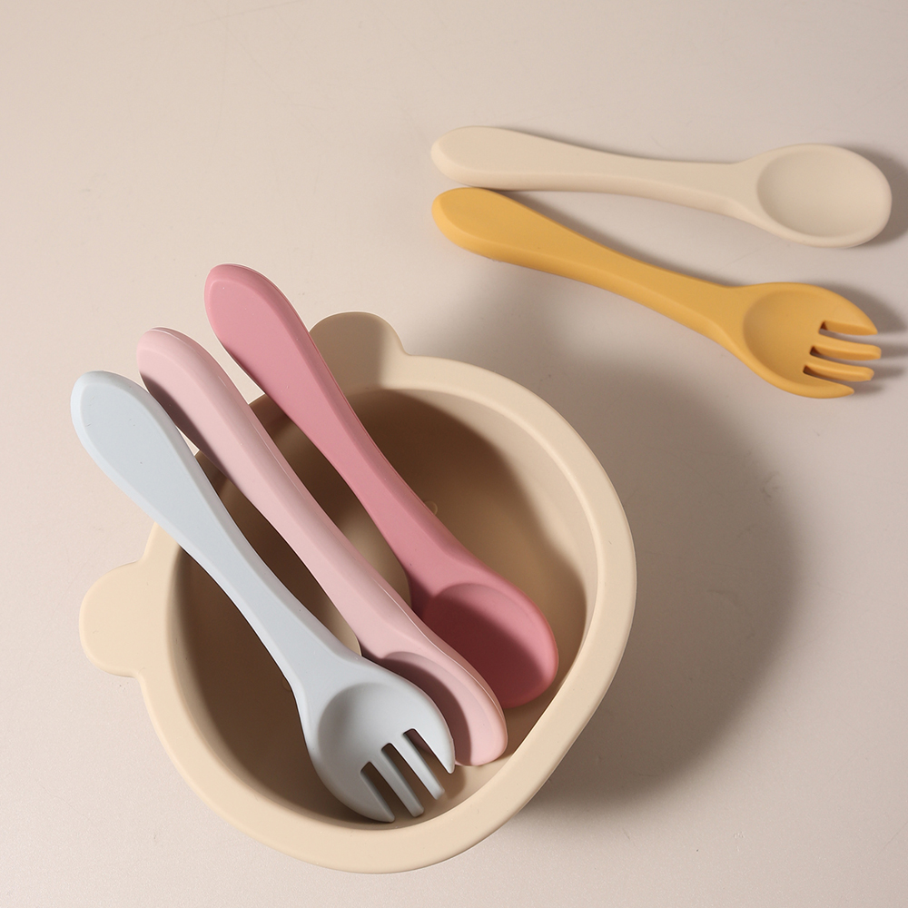 Custom Name 1 Pair Silicone Sp - Baby Food Name recension och pris