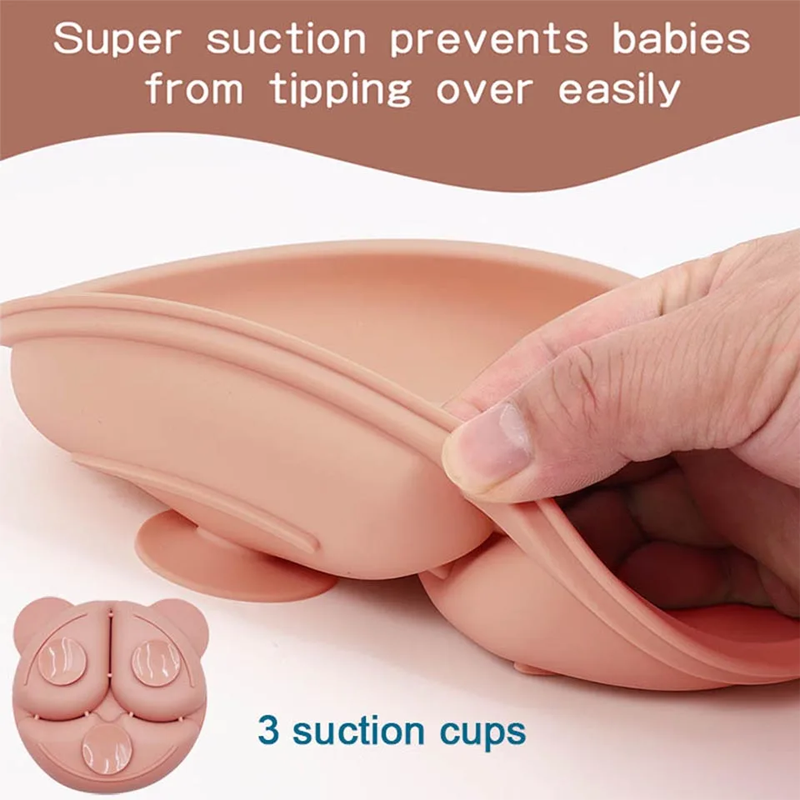 Food Grade Silicone Child Dish - Plate Suction Toddler recension och pris