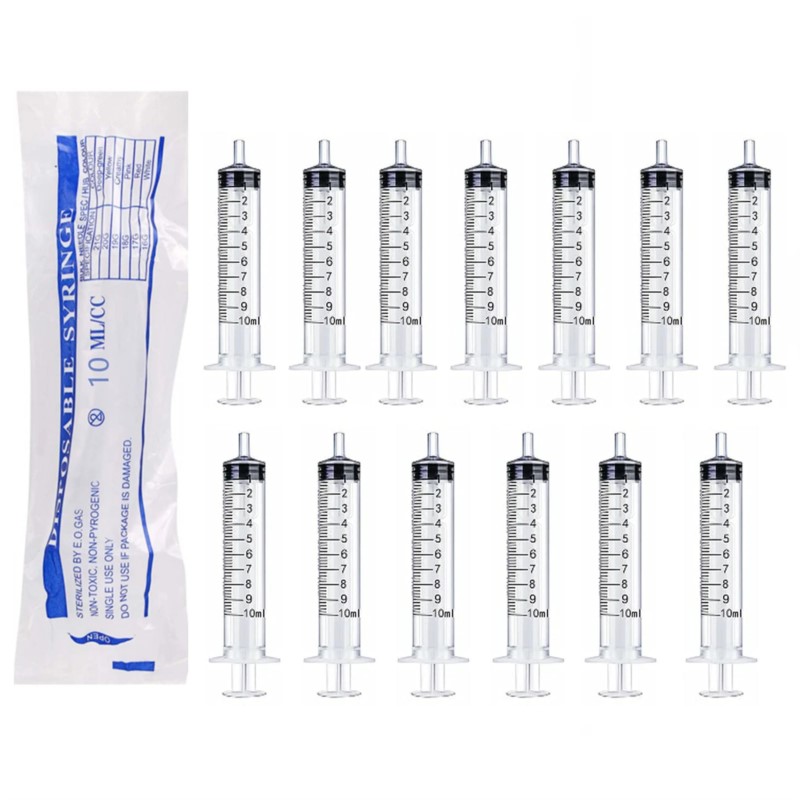 10-100PCS 10ml Plastic Luer Sl - Baby Food Allergy Rash recension och pris