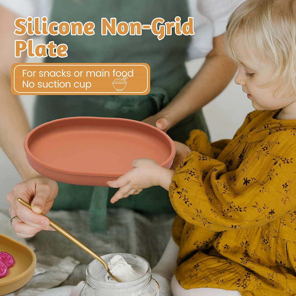 Baby Safe Silicone Dining Plat - Plate Suction Toddler recension och pris