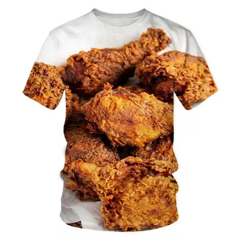 Fried Chicken Pasta Graphic T- - Baby Food With Chicken recension och pris