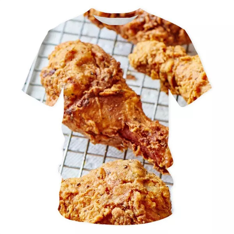 Fried Chicken Pasta Graphic T- - Baby Food With Chicken recension och pris