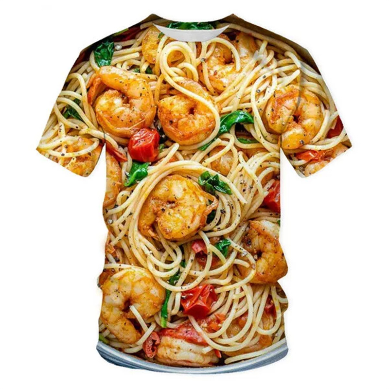 Fried Chicken Pasta Graphic T- - Baby Food With Chicken recension och pris