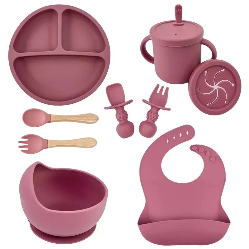 Food Grade Silicone Child Dish - Plate Suction Toddler recension och pris