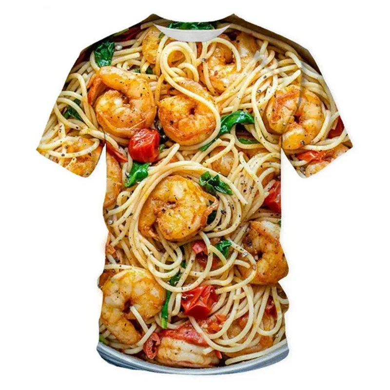 Fried Chicken Pasta Graphic T- - Baby Food With Chicken recension och pris