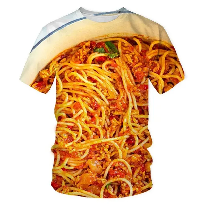 Fried Chicken Pasta Graphic T- - Baby Food With Chicken recension och pris