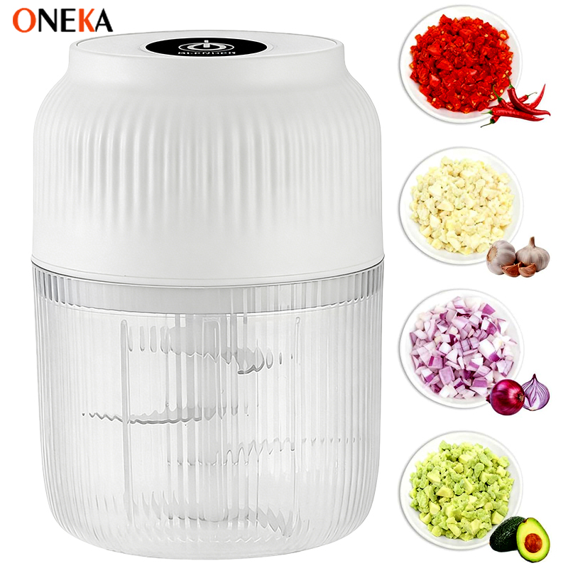 6-Blade Electric Mini Garlic C - Baby Food Zubereiter recension och pris