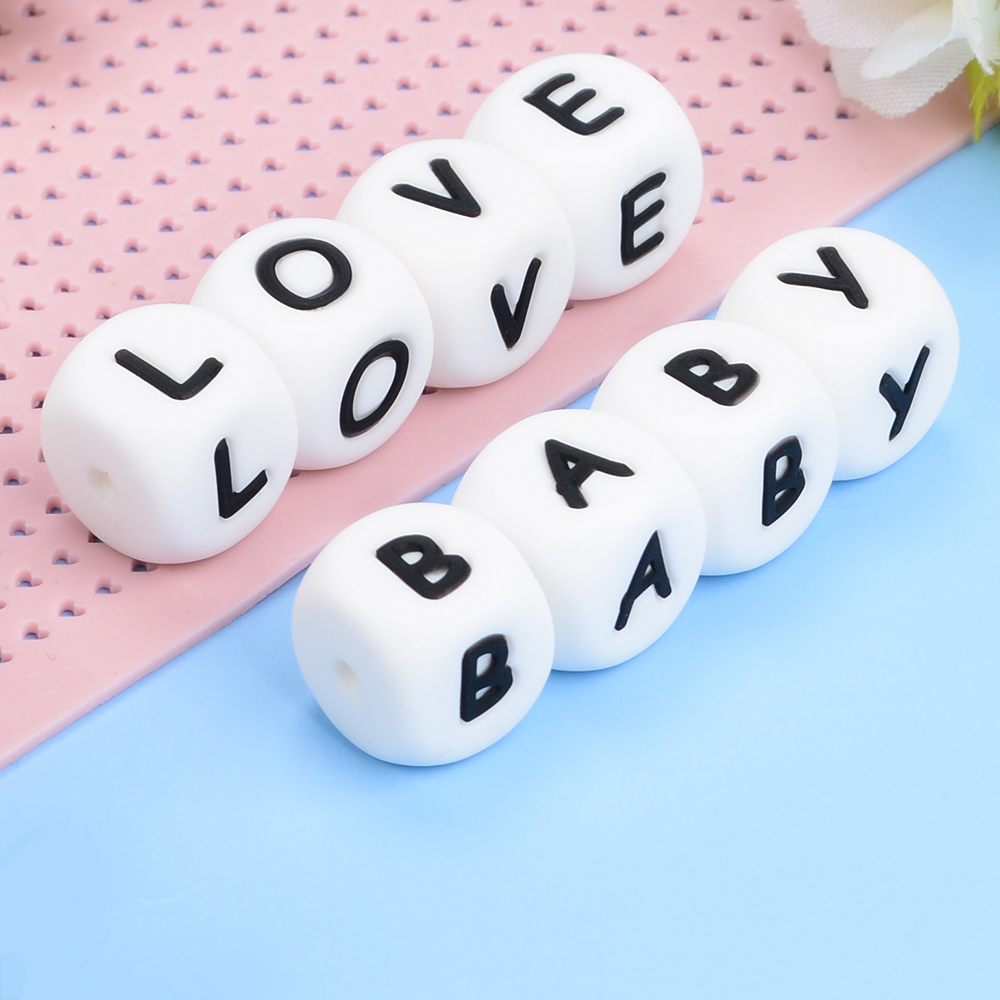 LOFCA 40PCS/Lot Alphabet 12mm  - Baby Food Name recension och pris