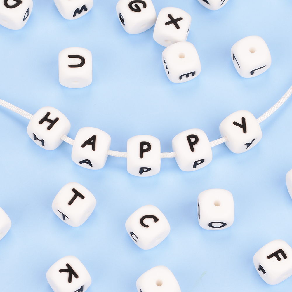 LOFCA 40PCS/Lot Alphabet 12mm  - Baby Food Name recension och pris