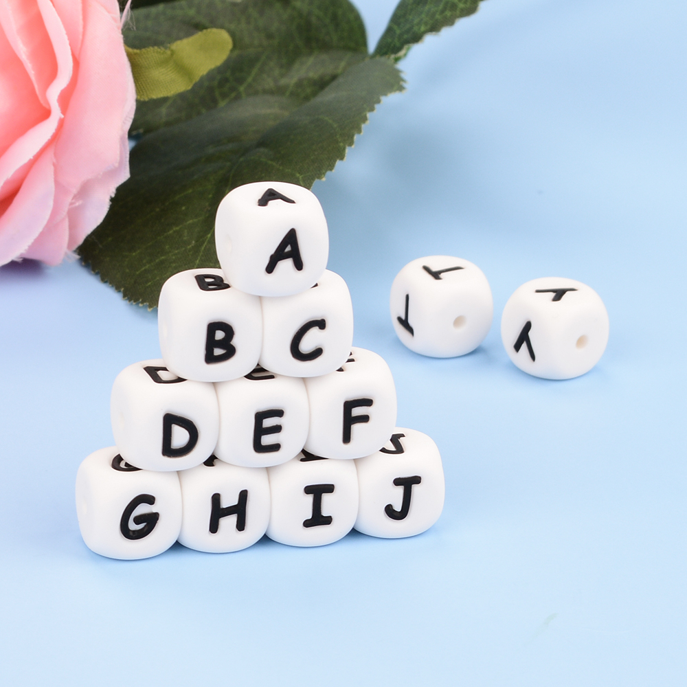 LOFCA 40PCS/Lot Alphabet 12mm  - Baby Food Name recension och pris