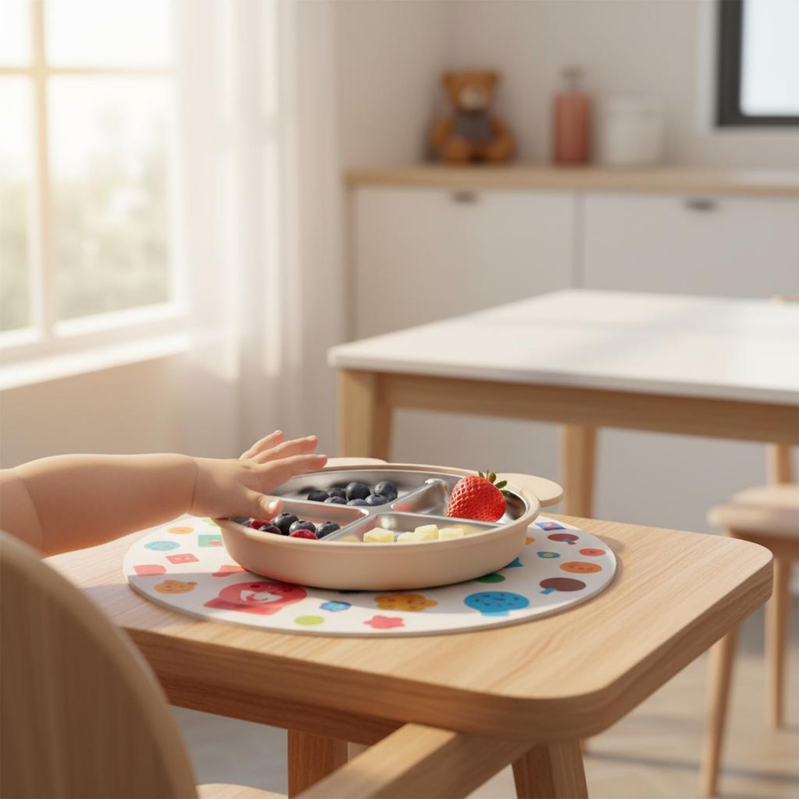 Stainless Steel Suction Plate  - Baby Food Chair recension och pris