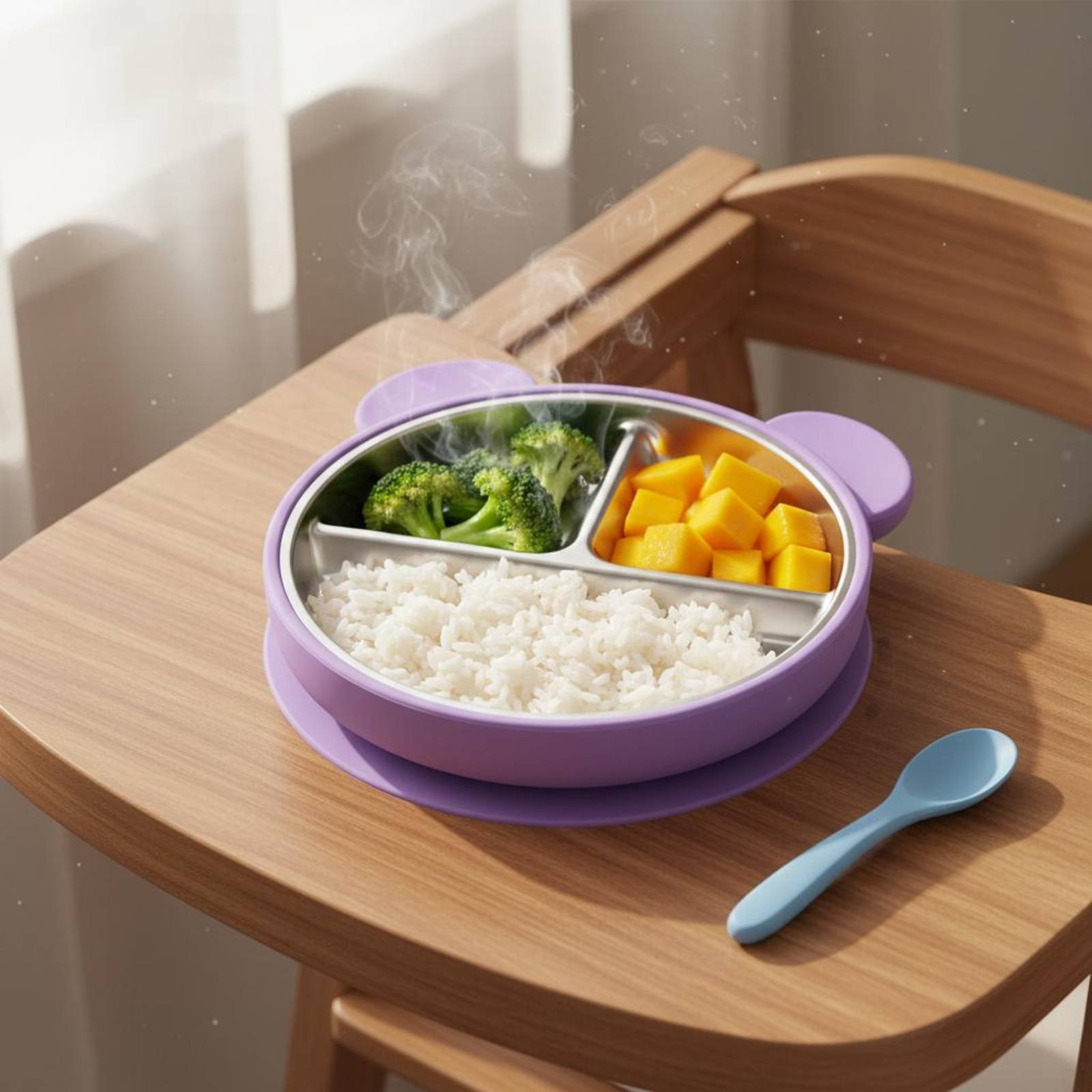 Stainless Steel Suction Plate  - Baby Food Chair recension och pris